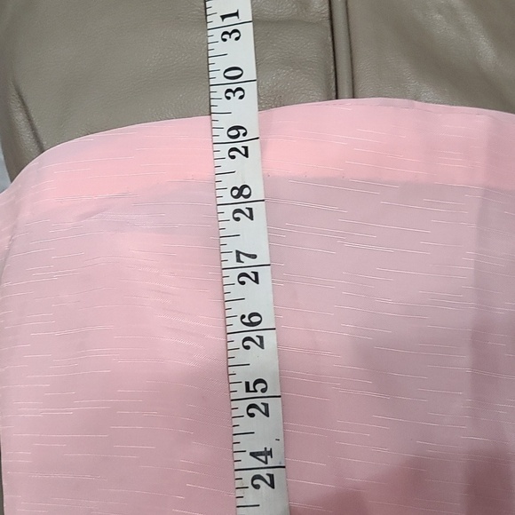 VTG Brooks of Dallas Womens Uniform Lounge Jacket Pink Embroidered Pockets Sz L? - Picture 11 of 12